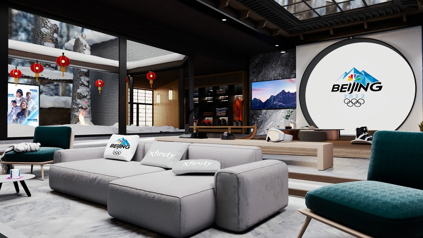 Beijing 2022 branded virtual lounge